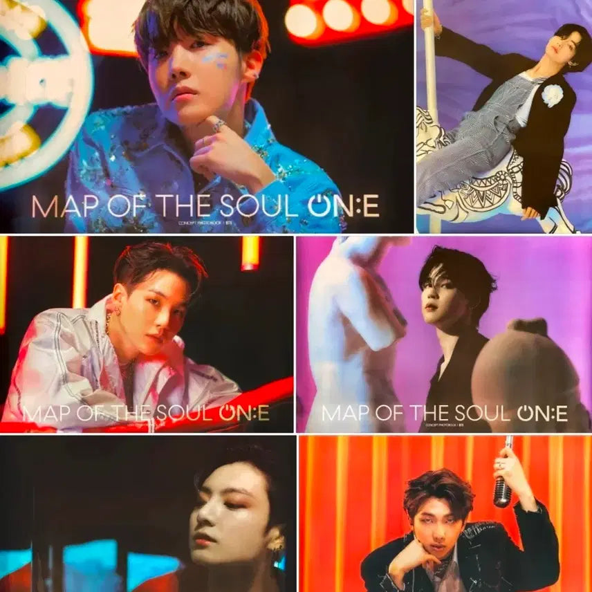 [BUNJANG] BTS Map of the Soul Concept Photobook Special Set Poster 7-Pack / bts map of the soul poster 방탄 맵솔 포스터