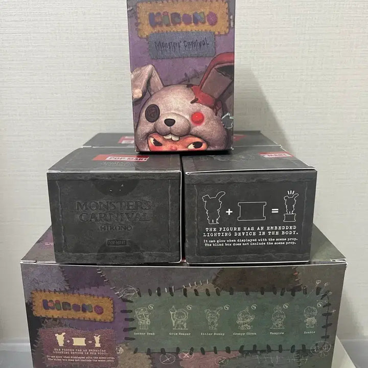 [BUNJANG] Pop Mart Hirono Monster Carnival Full Set (Includes Secret) / 팝마트 히로노 몬스터 카니발 풀세트 (시크포함) 할로윈 피규어