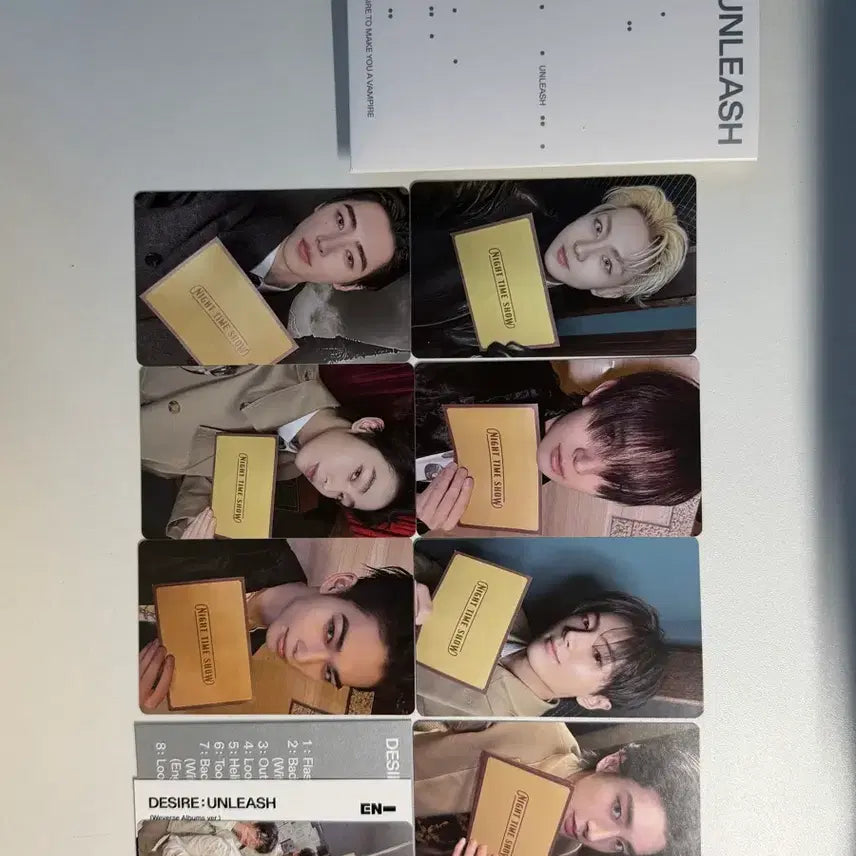 [BUNJANG] ENHYPEN Sunoo Heeseung DESIRE : UNLEASH Weverse Version Photocard / 엔하이픈 선우 희승 DESIRE : UNLEASH 위버스 버전 포카