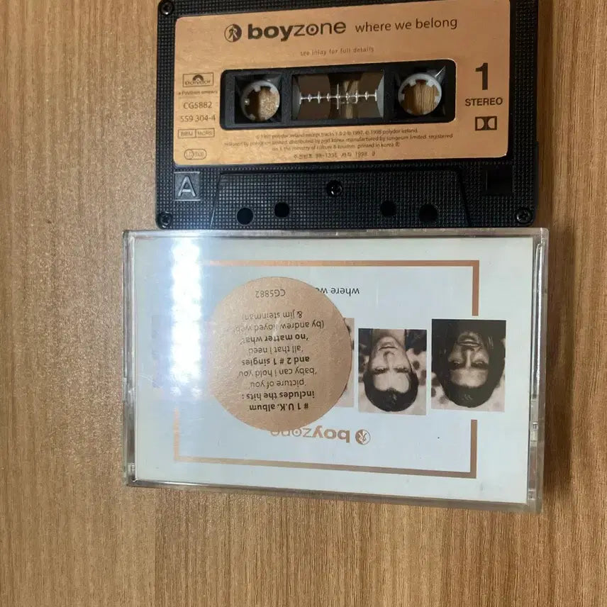 [BUNJANG] Boyzone Where We Belong Cassette Tape / 보이존 Where We Belong 카세트 테이프