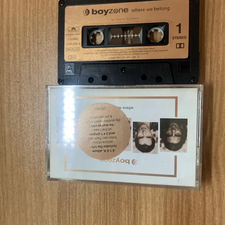 [BUNJANG] Boyzone Where We Belong Cassette Tape / 보이존 Where We Belong 카세트 테이프
