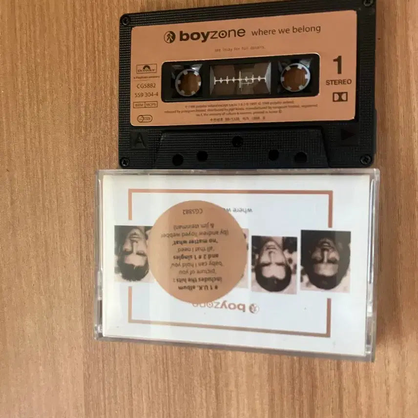 [BUNJANG] Boyzone Where We Belong Cassette Tape / 보이존 Where We Belong 카세트 테이프