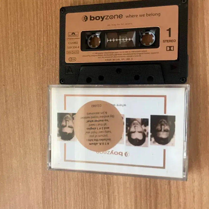 [BUNJANG] Boyzone Where We Belong Cassette Tape / 보이존 Where We Belong 카세트 테이프