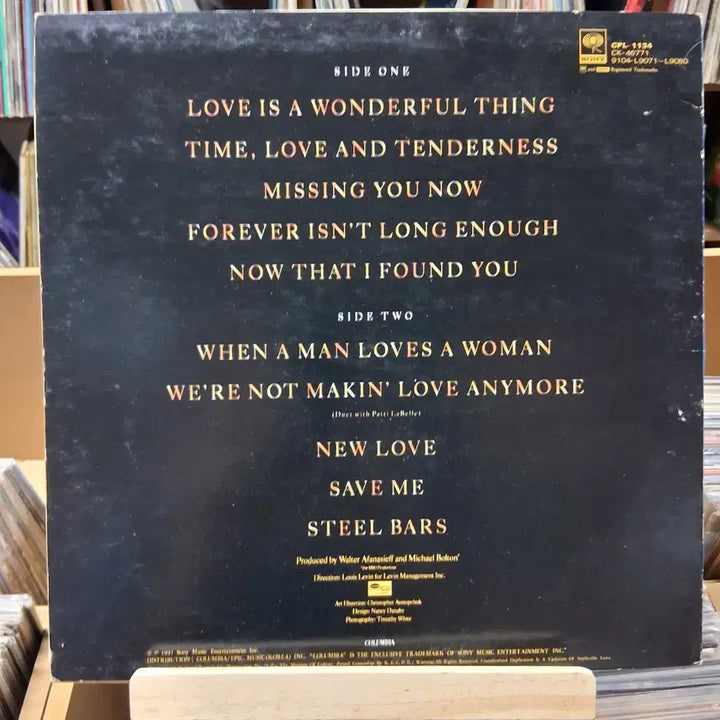 [BUNJANG] Michael Bolton Time, Love &amp; Tenderness LP / 민트 마이클 볼튼 Time Love &amp; Tenderness LP