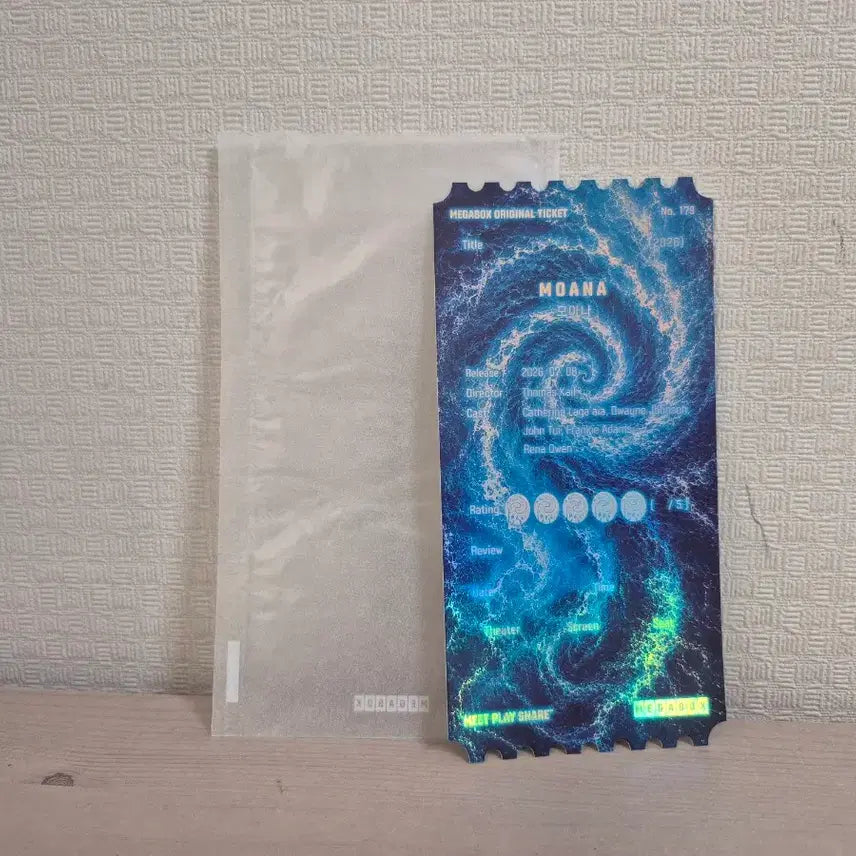 [BUNJANG] Megabox Moana Original Ticket / 메가박스 모아나 오리지널 티켓