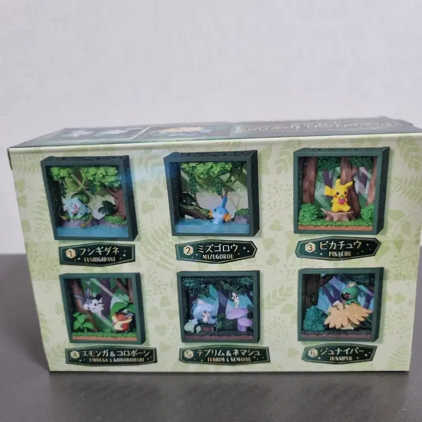 [BUNJANG] Pokemon Squirtle Figure - Re-Ment Deep Woods Series / 포켓몬 물짱이 피규어) 리멘트 프레임 딥우즈 녹음이 짙은 숲