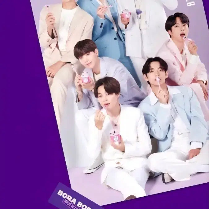 [BUNJANG] BTS Baskin Robbins Poster / bts baskin robbins poster 방탄 베스킨라빈스 포스터