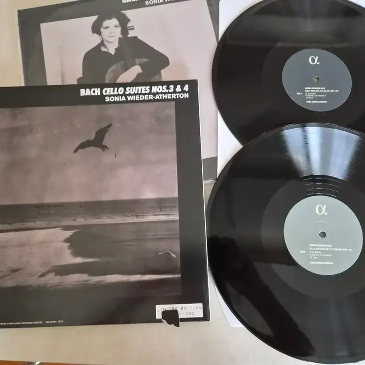 [BUNJANG] Johann Sebastian Bach Cello Suites Nos. 3 &amp; 4 Sonia Wieder-Atherton 2LP Limited Edition Vinyl / 바흐 소니아 위더 아서톤 엘피판매