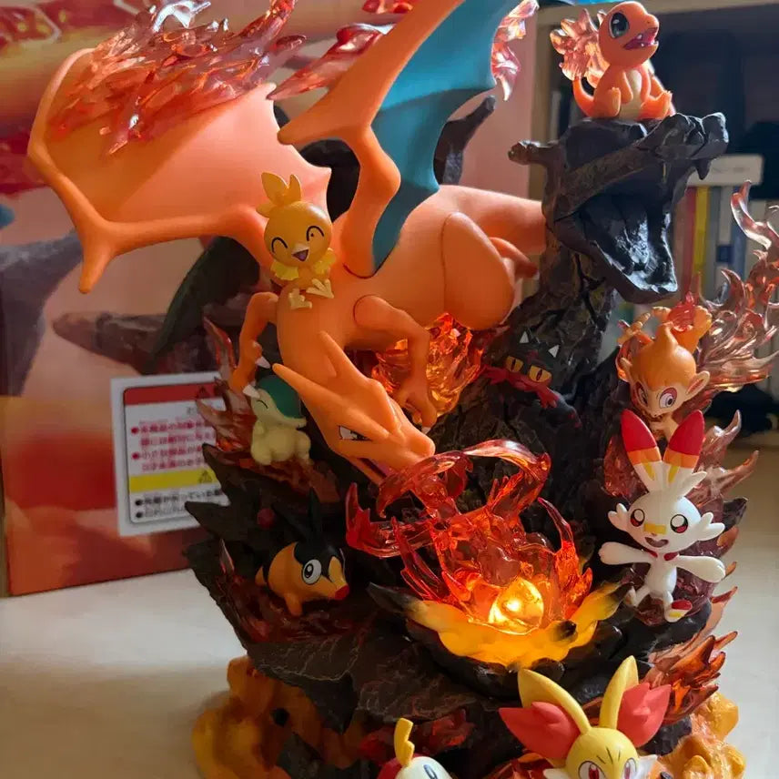 [BUNJANG] Pokemon Fire-Type Figure Set / 포켓몬 불꽃타입 대가족 피규어 급처합니다!