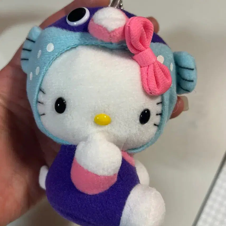 [BUNJANG] Classic Kitty Pufferfish Costume Plush / 고전키티 복어 키티