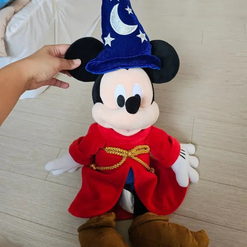 [BUNJANG] Disney Mickey Mouse Fantasia Wizard 60cm Plush / 디즈니 정품 미키 판타지아 마법사 60cm