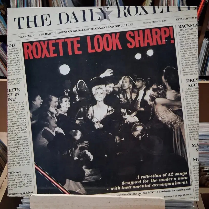 [BUNJANG] Roxette Look Sharp! Album LP / 스웨덴 최고 혼성듀오 록세트 룩 샤프! 앨범 LP
