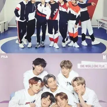 [BUNJANG] BTS FILA Poster 2-Pack Set / bts fila poster 2-pack 방탄 휠라 포스터