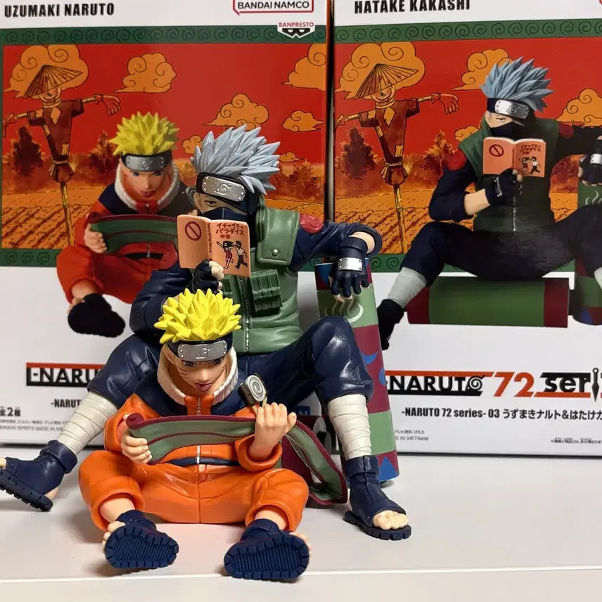 [BUNJANG] Banpresto Naruto Uzumaki &amp; Hatake Kakashi Figure Set / 반프레스토 나루토 우즈마키 나루토/하타케 카카시 피규어