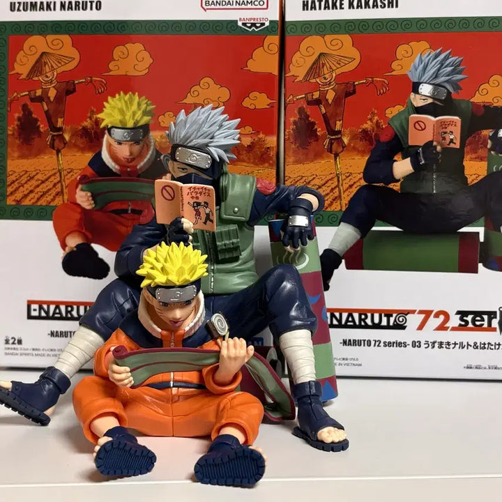 [BUNJANG] Banpresto Naruto Uzumaki &amp; Hatake Kakashi Figure Set / 반프레스토 나루토 우즈마키 나루토/하타케 카카시 피규어
