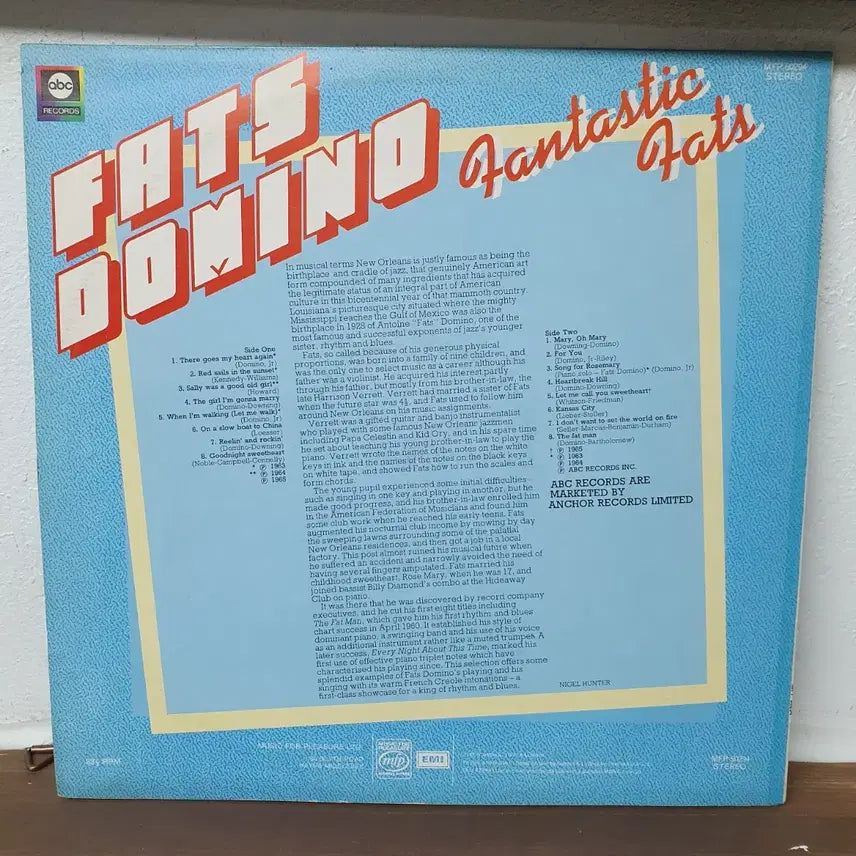[BUNJANG] Fats Domino Fats Domino LP UK Pressing / 팻 도미노 FATS DOMINO LP 영국반