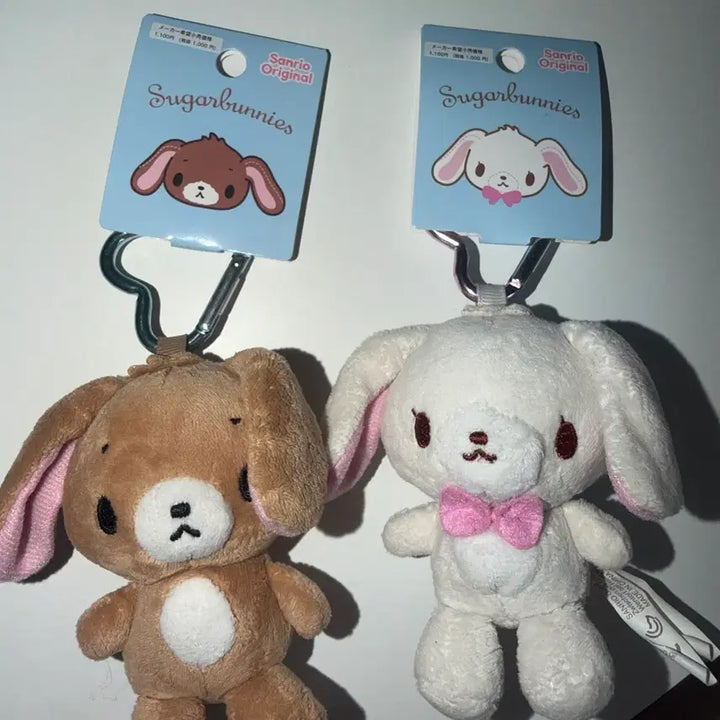 [BUNJANG] Sugabunnies Heart Carabiner Mascot / 슈가바니즈 하트 카라비너 마스코트