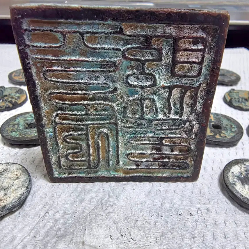 [BUNJANG] Turtle Seal and Buddha Coin Swirl-Coin (Set of 23) / 거북이낙관.부처동전순화원보
