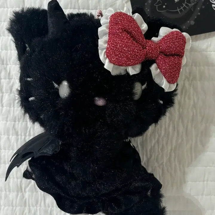 [BUNJANG] Sanrio Angel/Devil Kitty Mascot Plush - Devil Kitty / 산리오 천사악마 천악키티 마스코트 인형 악마 키티