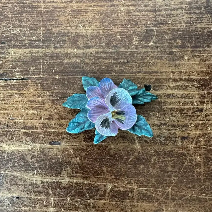 [BUNJANG] Vintage German Pansy Brooch / 독일)빈티지 팬지 브로치