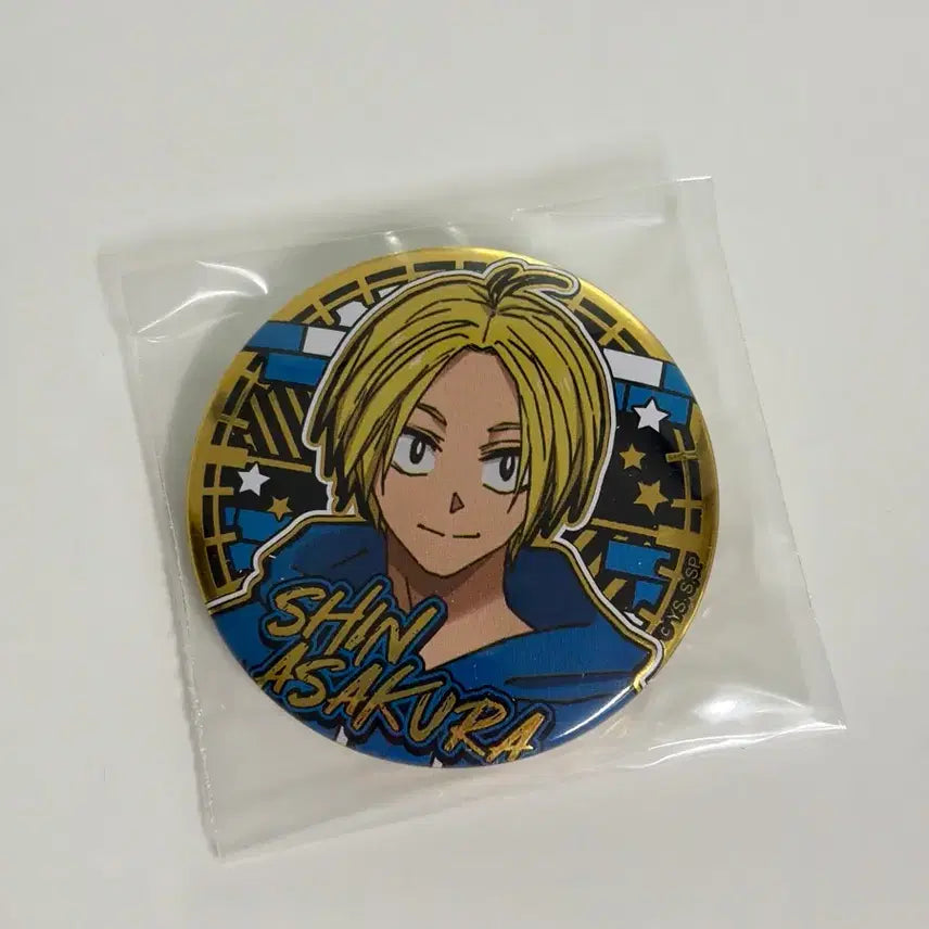 [BUNJANG] EAKI Sakamoto Days Asakusa Golden Frame Can Badge (Sealed) / (미개봉) EAKI 사카모토데이즈 아사쿠사 신 금장 캔뱃지