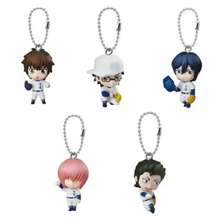 [BUNJANG] Diamond Ace Daiya Swing Gacha Set (5 pcs) Unsealed / 다이아몬드 에이스 다이에이 스윙 가챠 5개 일괄 미개봉
