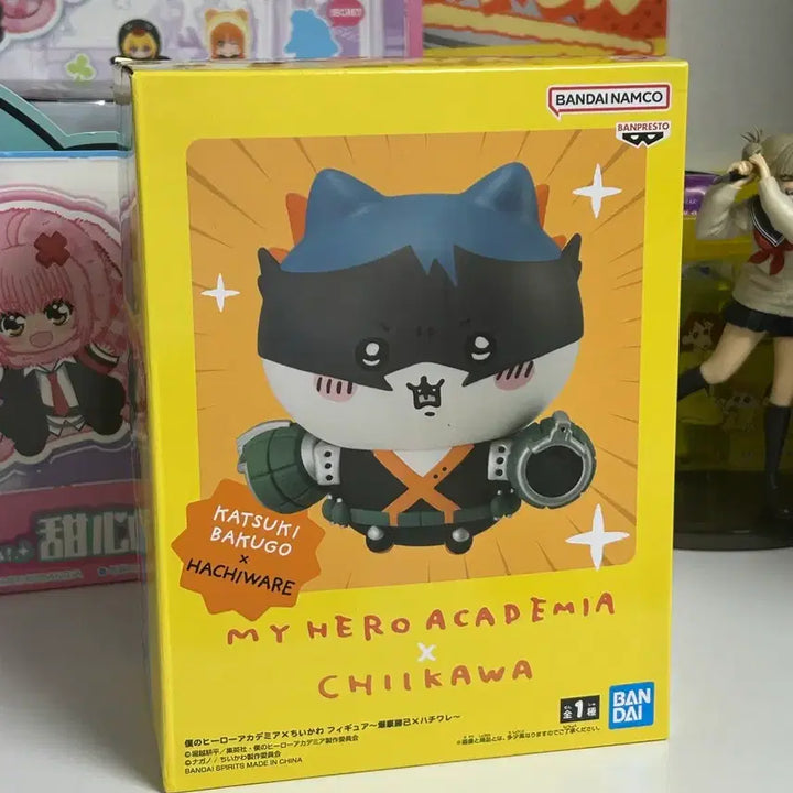 [BUNJANG] My Hero Academia x Chiikawa Hachiwara Bakugo Figure (Sealed) / 나히아 치이카와 콜라보 하치와레바쿠고피규어 / 미개봉