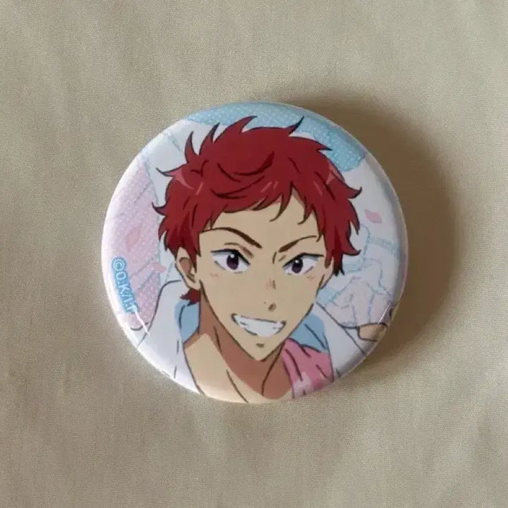 [BUNJANG] Free! Shiina Asahi Can Badge / Free! 프리 시이나 아사히 캔뱃지