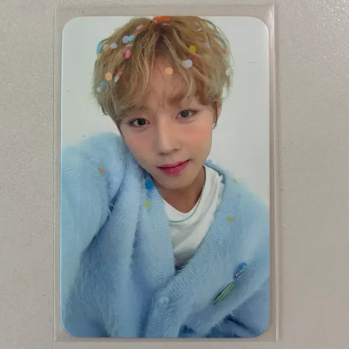 [BUNJANG] Park Ji Hoon 2025 Birthday Milk Glass Photocard / 박지훈 2025 생일 밀크글라스 포카 양도