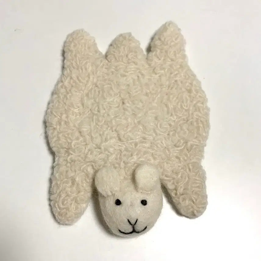 [BUNJANG] Sheep Carpet Design Coaster / 양 카펫 모양 티코스터