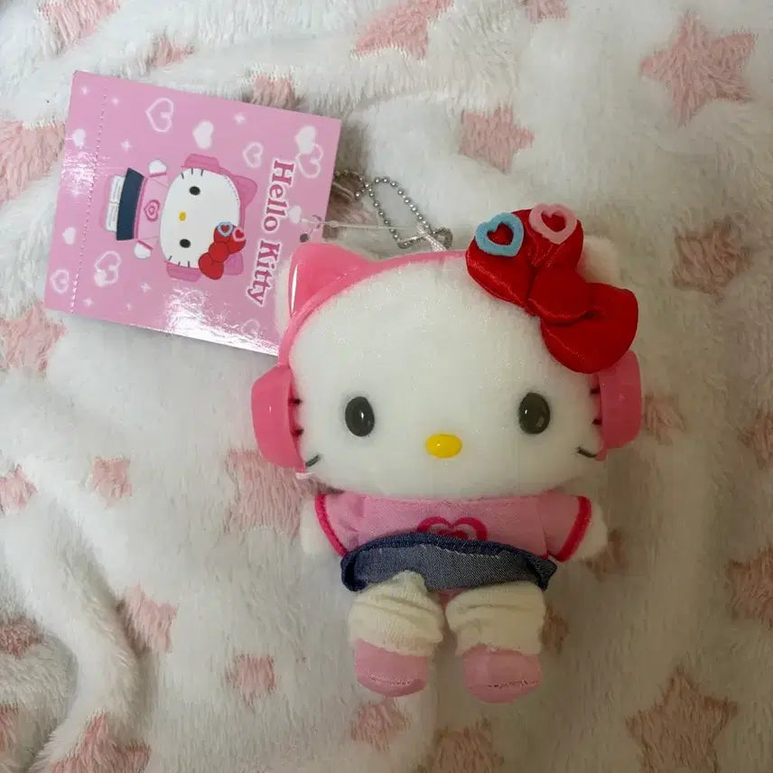 [BUNJANG] Sanrio Hello Kitty Mascot Headset / 산리오 헤드셋 키티 마스코트