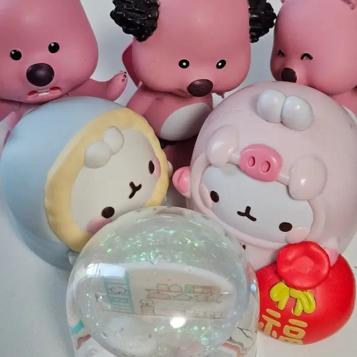 [BUNJANG] Luffy, Mollang, Sumikko Gurashi Figure Bundle Set / 루피 몰랑이 수미코 피규어 일괄 판매