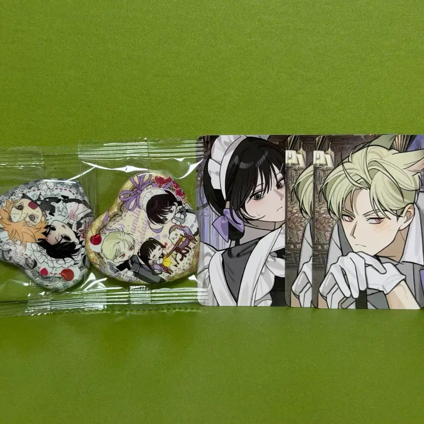 [BUNJANG] Salon de Bon Full Book Heart Can Badge Set / 살롱드르봉 풀북 하트 캔뱃지 가족간계증명서 하트 캔뱃지 컬포 3장