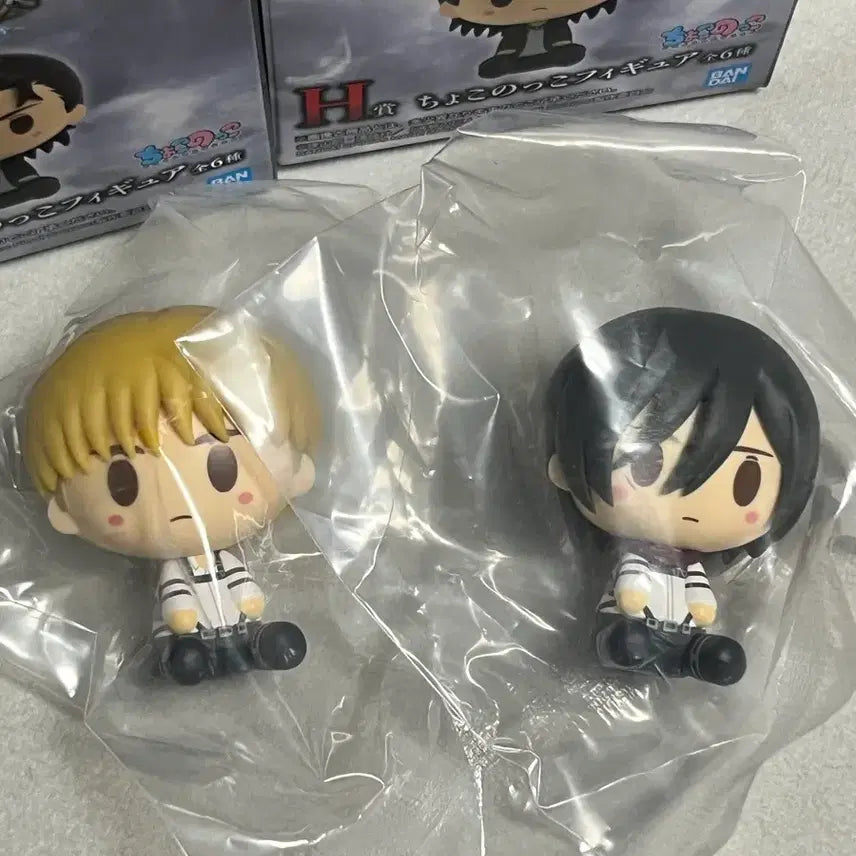 [BUNJANG] Attack on Titan Individual Resolution H-Prize Choco-Noko Mikasa &amp; Armin Bundle Set / 진격의거인 각자의 결의 H상 초코노코 미카사 아르민 일괄