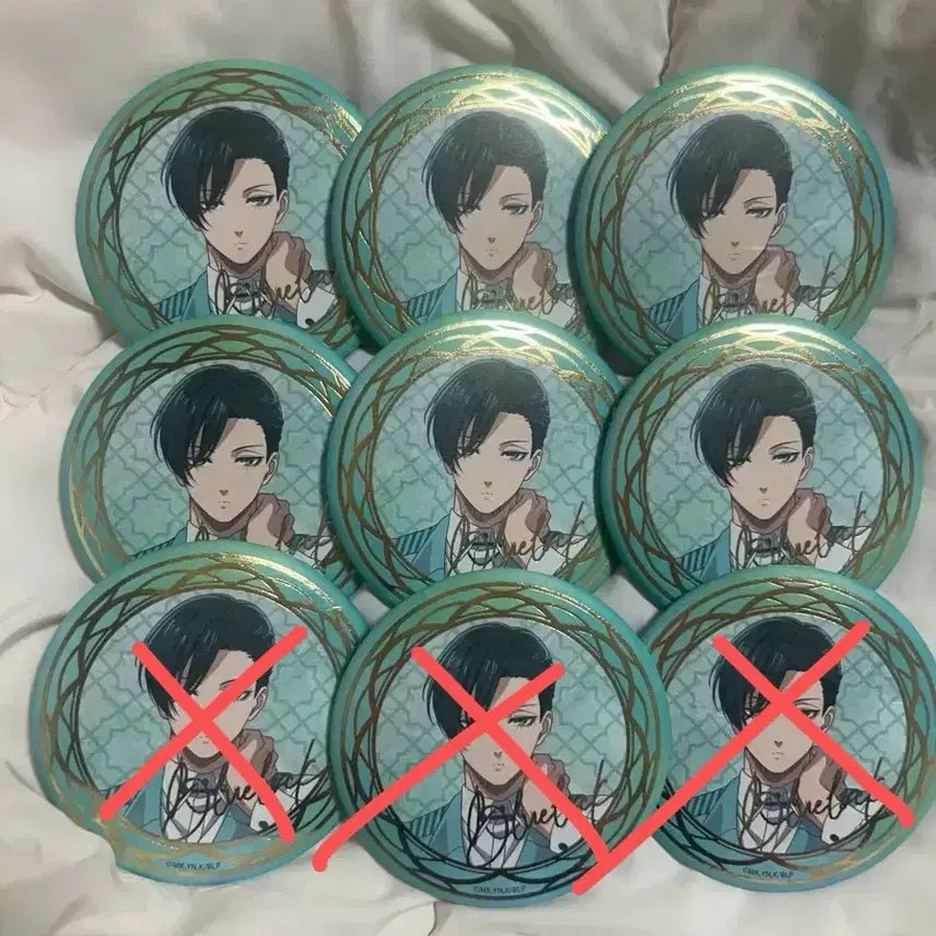 [BUNJANG] Blue Lock Itoshi Rin 6-Piece Button Set / 블루록 이토시 린 캔뱃지 6개 판매