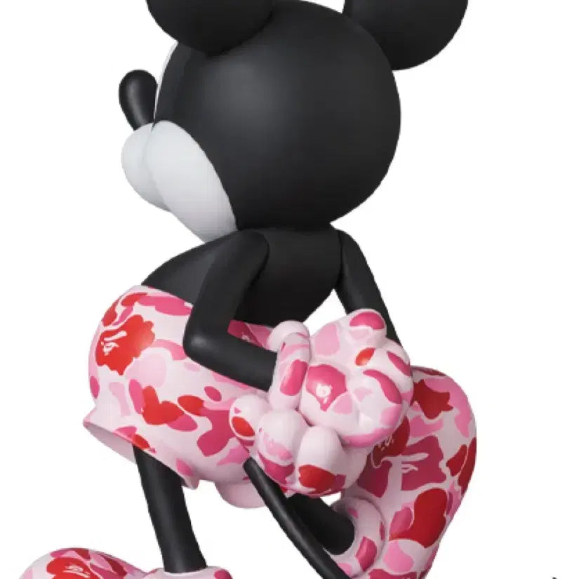 [BUNJANG] Bape x Mickey Mouse 90th Anniversary Figure Red Camo / Bape x Mickey mouse 90th Anniverary 피규어