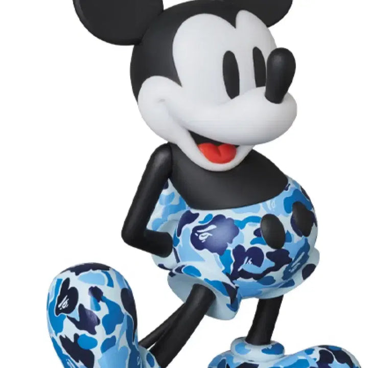 [BUNJANG] Bape x Mickey Mouse 90th Anniversary Figure Blue Camo / Bape x Mickey mouse 90th Anniversary 피규어
