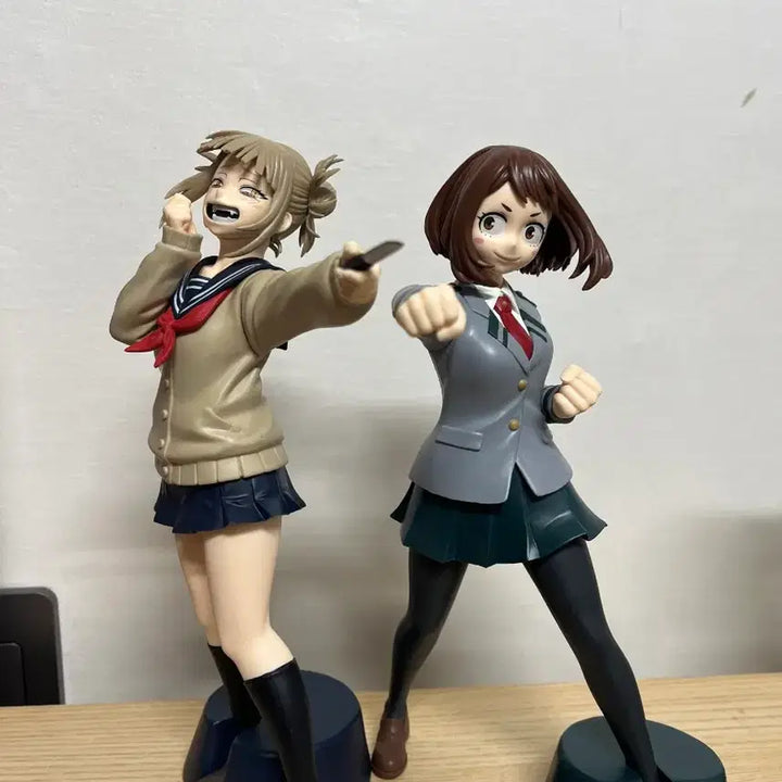 [BUNJANG] My Hero Academia Ochaco Uraraka &amp; Himiko Toga Glitter Glamours Figure Bundle Set / 일괄] 나히아 히로아카 글리터 글래머스 우라라카 오챠코, 토가 피규어
