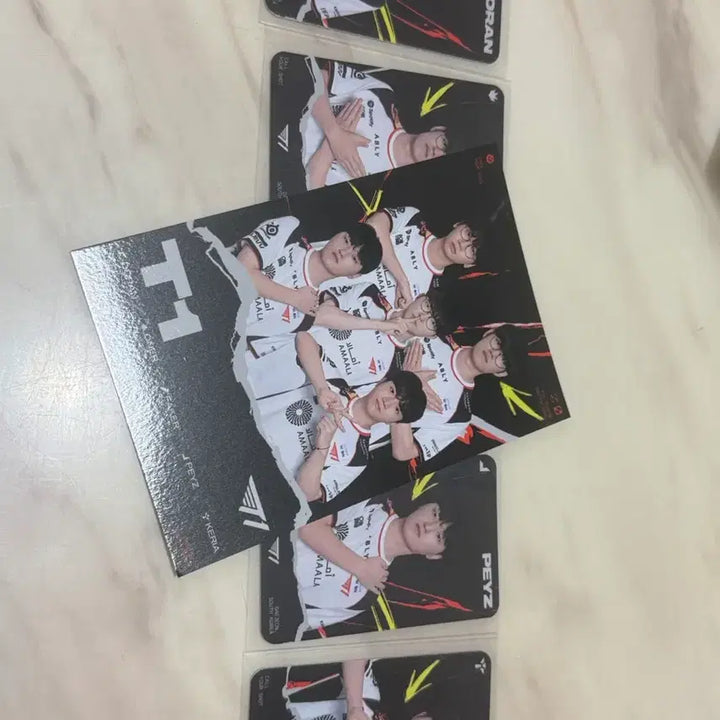 [BUNJANG] T1 Faker League of Legends Player Photocard Set / T1 msi 팬페스타 포카 포토카드 5종 + 엽서
