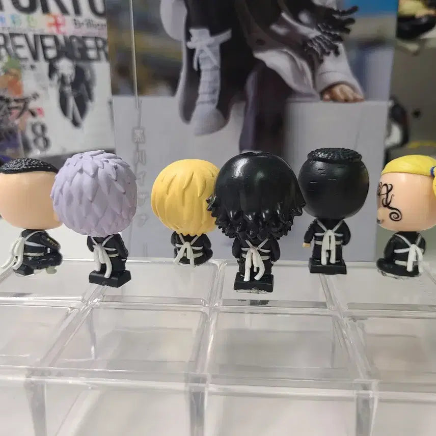 [BUNJANG] Tokyo Revengers Doman Formation Chibi Gacha Full Set Mikey, Baji, Kazutora / 도쿄 리벤져스 도리벤 도만 결성 치비 가챠 풀세트 마이키 바지 카즈토라