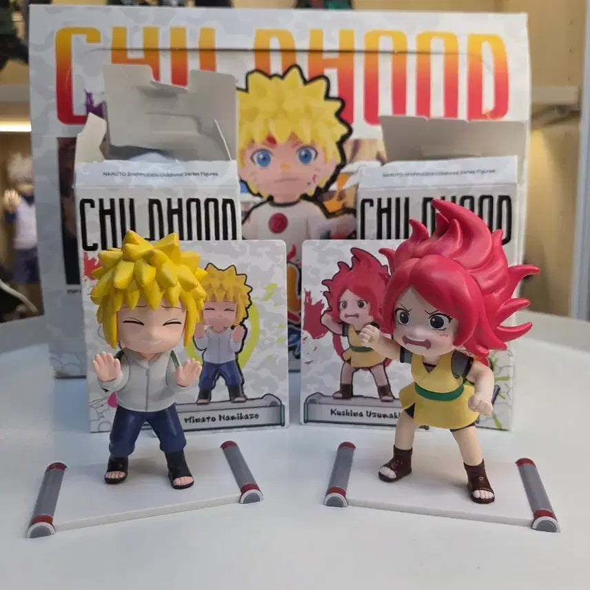 [BUNJANG] Pop Mart Naruto Childhood Set - Minato &amp; Kushina / 나루토 팝마트 어린시절 유년기 - 미나토 쿠시나 세트