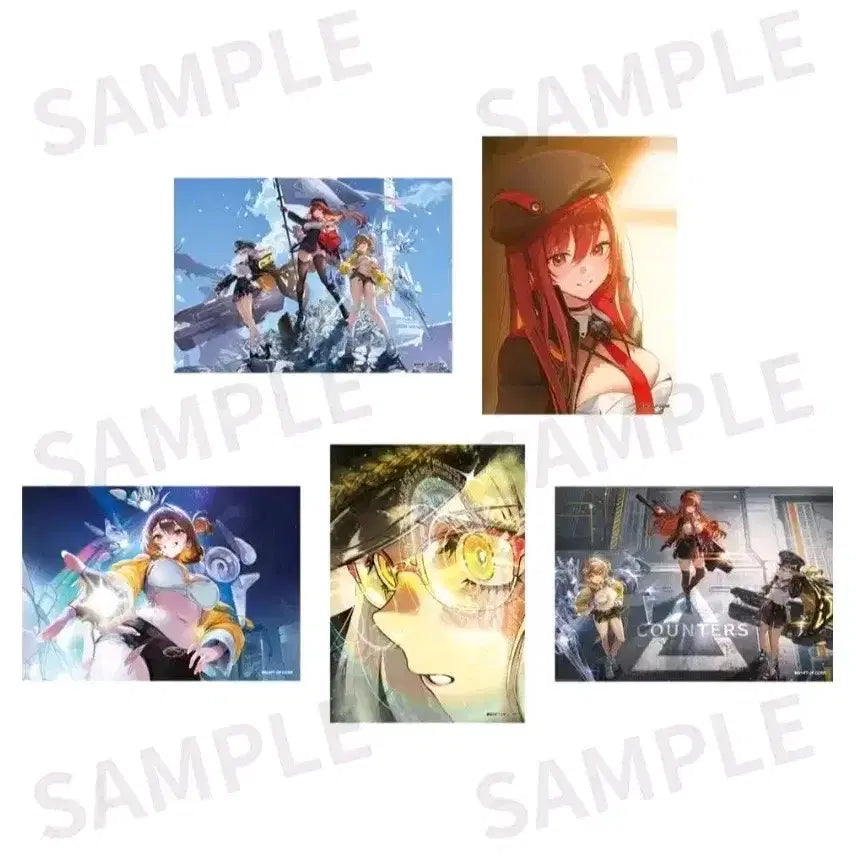 [BUNJANG] Goddess of Victory: Nikke 3.5th Anniversary Limited Edition Poster Set (5 Types) / 새상품) 니케 3.5주년 기념 넥스트 스테이지 한정판 포스터 5종 세트