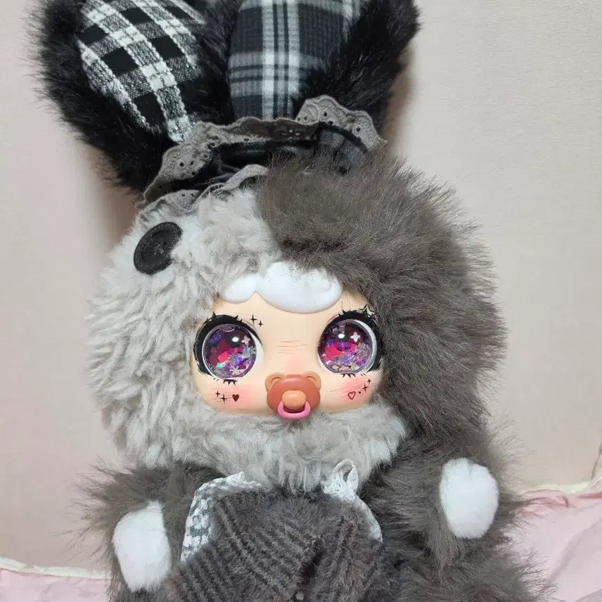 [BUNJANG] Jaja 800 Gray Rabbit Plush / 자자 800 그레이 토끼