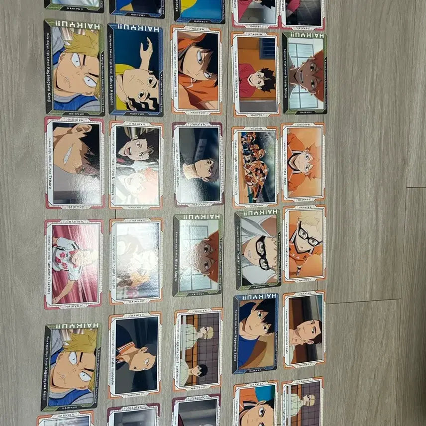 [BUNJANG] Haikyuu!! Snap Maid Trading Cards Bundle Set / 하이큐 스냅 마이드 파샤 카드 30장 일괄 판매 히나타 카게야마 츠키시마