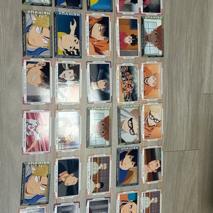 [BUNJANG] Haikyuu!! Snap Maid Trading Cards Bundle Set / 하이큐 스냅 마이드 파샤 카드 30장 일괄 판매 히나타 카게야마 츠키시마