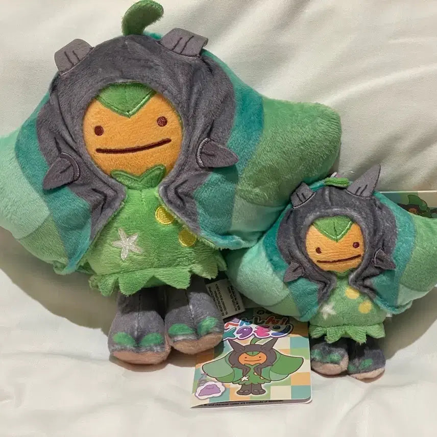 [BUNJANG] Pokemon Metamon Transformation Ogermon Keyring + Medium Plush / 포켓몬 변신 메타몽 오거폰 키링 + 중형인형