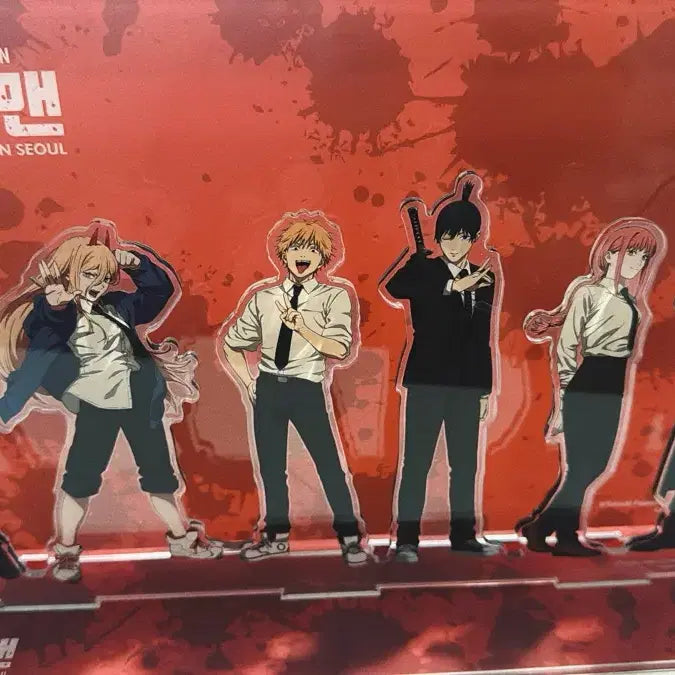 [BUNJANG] Chainsaw Man Exhibition Large Acrylic Stand / 체인소맨 전시회 대형 아크릴 스탠드