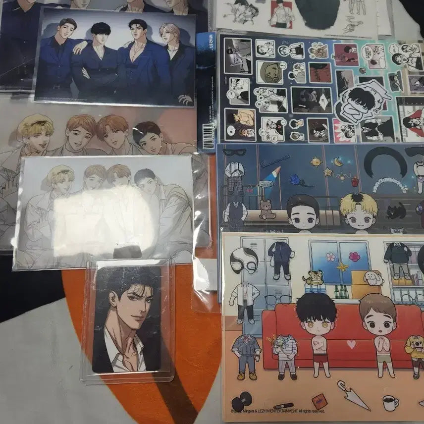 [BUNJANG] Mingwa Popup BJ Alex Jinx Black Cat Power Photocard Sticker washi tape Goods Set / 밍과 팝업 BJ알렉스 징크스 흑묘력 클리어파일 주재경 포토카드 스티커 마테 굿즈