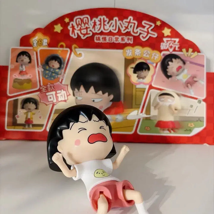 [BUNJANG] Chibi Maruko-chan Wind-up Figure Set (5 Types) / 마루코는 아홉살 태엽 피규어 5종 일괄