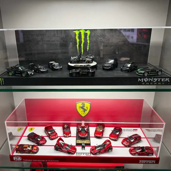 [BUNJANG] 1:64 Scale Ferrari Monster Acrylic Display Case / 1:64 페라리 몬스터 아크릴 케이스 다이캐스트